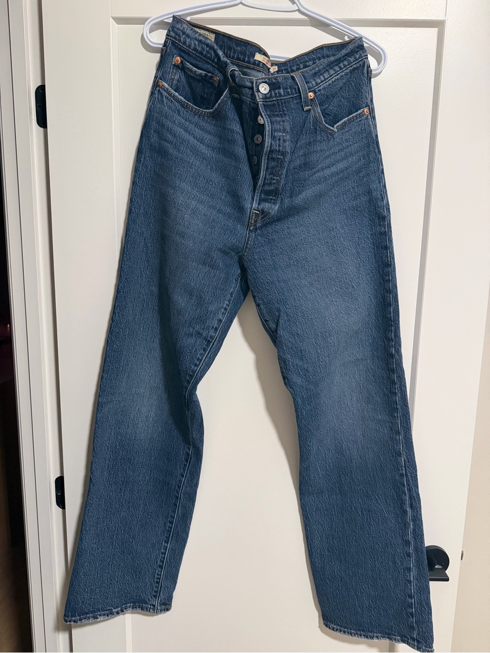Levi's Straight-Leg Blue Denim Jeans